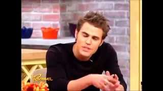 Paul Wesley mówiący kiełbasa on Rachael Ray Show 240412 [upl. by Leban188]