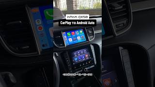 Infiniti Q50 QX50 бездротовий Apple CarPlay та AA на штатну систему Infiniti CarPlay Installation [upl. by Watt]