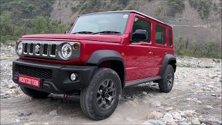 Maruti Suzuki Jimny AllGrip Alpha MTAT 2023 ₹15 lakh  Reallife review [upl. by Clements]