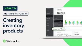 How to create inventory products in QuickBooks Online [upl. by Tom]