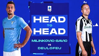 Serie A best providers meet in Rome  MilinkovicSavic vs Deulofeu  Head to Head  Serie A 202223 [upl. by Enyrhtak]