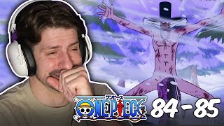 OMG🤣🤣  One Piece Reaction Episodes 8485 Drum Island Arc [upl. by Yrreiht]