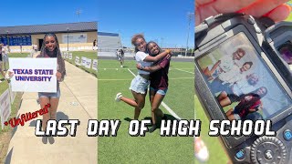 LAST DAY OF HIGH SCHOOL EVER  UNFILTERED mini grwm senior recess  out to eat ect [upl. by Maison]