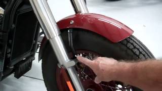 Yamaha V Star 650 amp 1100 Install Front Fender  Classic Only [upl. by Annehs504]