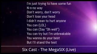 Six Cast  The MegaSIX Live Lyrics [upl. by Ahso]