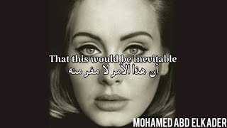 Adele  Million Years Ago مترجمة [upl. by Melentha]