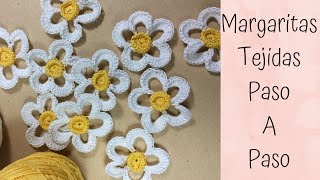 crochet irlandés flor Margarita tejida paso a paso muy fácil [upl. by Anitsua872]