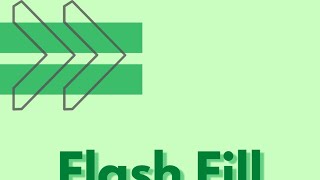 Excel Flash Fill [upl. by Berghoff10]