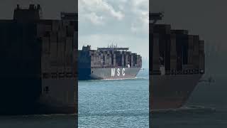 Msc shippingshipmscamanthakurcontainershipviralshortstrending youtubeshortsviralreels [upl. by Neelie]