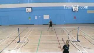 Badminton  Backhand Smash [upl. by Leicam]