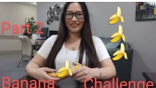 BANANA EATING CHALLENGE WITHOUT HOLDINGPART 2Igorota Life in America 🇺🇸 Denver Colorado [upl. by Kline]