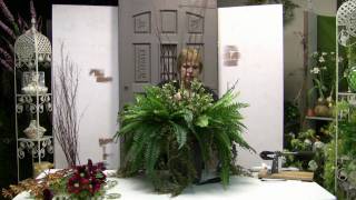 How To Fill An Outdoor Planter With Artificial Flowers [upl. by Raynold]