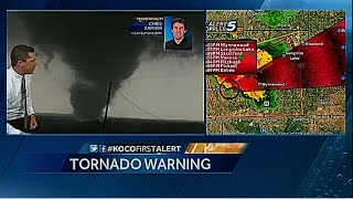 2016 Wynnewood Oklahoma EF4 Tornado Coverage  KOCO [upl. by Aiello]