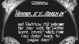 Archive Padstow Obby Oss 1930 [upl. by Llerahs]