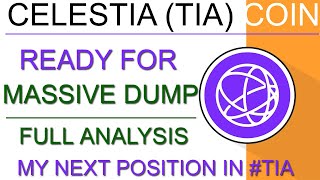 Celestia tia token dump ahead  tia token price prediction bullish or bearish [upl. by Mcdougall811]