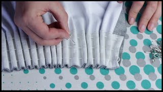 How to Hang Pencil Pleat Curtains  Step by Step Guide [upl. by Nosydam]