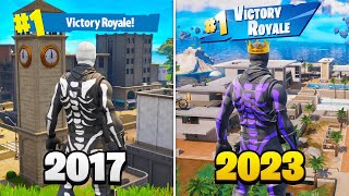 Winning in EVERY Fortnite Season [upl. by Esorbma]