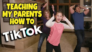 TEACHING MY PARENTS HOW TO TikTok Get Up Ciara ft Chamillionaire TikTok Dance Tutorial [upl. by Enahs]