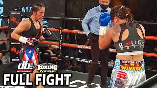 AMANDA SERRANO vs DANIELA BERMUDEZ  RAW FULL HD FIGHT  BOXING WORLD [upl. by Annid]