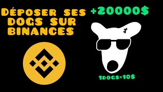 Comment Changer le Depot de ses Dogs vers Binance [upl. by Midas]