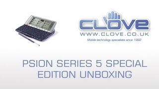 Psion Series 5 Special Edition Unboxing  Clove 20th Birthday [upl. by Zoellick]