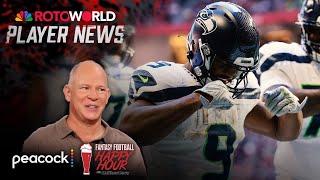 Kenneth Walker III a true threedown back for Seahawks  Fantasy Football Happy Hour  NFL on NBC [upl. by Dennett]