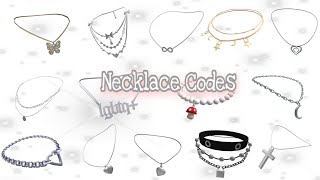 Cute Necklace amp Accessories Codes for Bloxburg berry Avenue and Brookhaven in Roblox  P1 [upl. by Garson178]