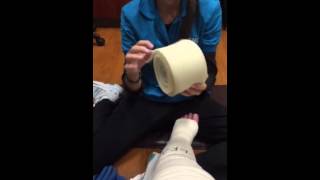 Lipedema leg wrapping instruction [upl. by Burman]