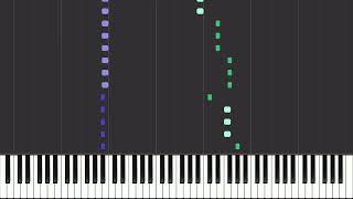 Paranoid  Kanye West  Piano Tutorial  Sheet Music amp MIDI [upl. by Chladek]