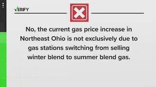 Does summer blend gas drive up prices in May VERIFY with Stephanie Haney [upl. by Treblig204]