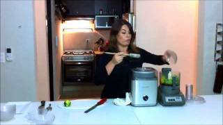 How To Make Luscious Avocado Lime Gelato  Cómo Hacer Delicioso Gelato de Aguacate y Limón [upl. by Atteniuq]