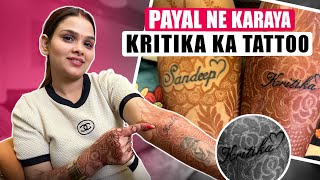 PAYAL NE KARAYA KRITIKA KA TATTOO  Armaan Malik [upl. by Minette447]