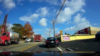 Smithfield Fire Department Rescue 1 Responding Code 3 on Mineral Spring Avenue  Rhode Island [upl. by Assirral]