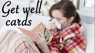 Get Well card ideas  DIY [upl. by Legnaesoj515]