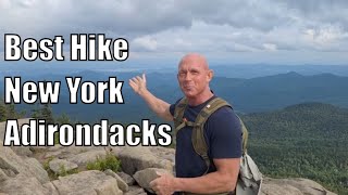 Hiking the best hike in New York  Hurricane Mountain  Adirondacks  Hiking High Peaks [upl. by Ayanaj620]