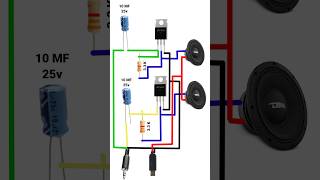 Audio Amplifier circuitshorts viral amplifier [upl. by Kynan]