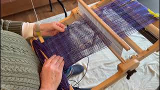 rigid heddle loom weaving [upl. by Rie255]