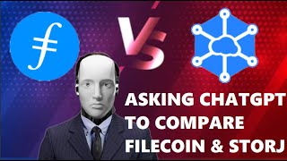 AI robot compares Filecoin vs Storj [upl. by Effy]