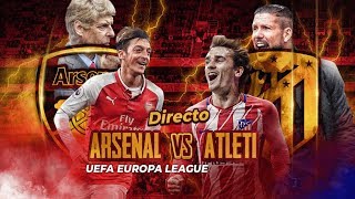 Arsenal 11 Atlético de Madrid  Partido Completo  UEFA Europa League  2642018 [upl. by Dayiz58]