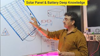 Solar Panel Voltage⚡️Ampere Bus Bar and Panel Battery Capacity 🔋 [upl. by Cogswell335]