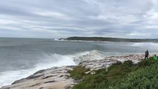 Huge waves at Maroubra beach [upl. by Mayda]