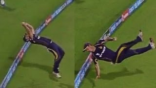 Real Cricket Video Footage RCB vs KKR 11th Match Replay Pepsi IPL 2014 [upl. by Zeculon]