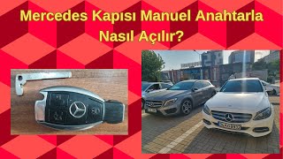 Mercedes Kapısı Kumanda Olmadan Manuel Nasıl Açılır  How to open Mercedes door without remote [upl. by Alliscirp]