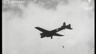 Paratroopers of the British Army in training with RAF aircraft 1941 [upl. by Revolc195]