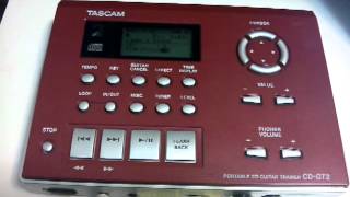 Review TASCAM CDGT2 Portable Guitar Trainer [upl. by Florin]