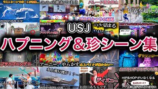 【USJ】パーク内で起きたハプニング＆珍しいシーン集（2020年2月〜2023年10月） [upl. by Senaj]