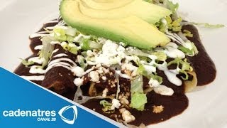 Receta para preparar enchiladas de pavo Receta de enchiladas  Antojitos mexicanos [upl. by Ilrebmyk]