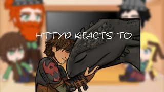 HTTYD REACT TO 12 [upl. by Ahsikel]