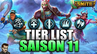 QUELS DIEUX JOUER EN SAISON 11 DE SMITE ► TIER LIST RANKED  SMITE FR [upl. by Dam]