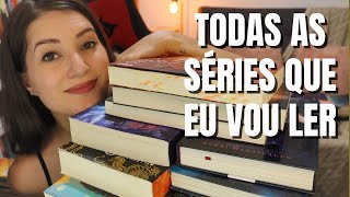 TODAS AS SÉRIES DE LIVROS QUE EU VOU LER  Patricia Lima [upl. by Abekam]